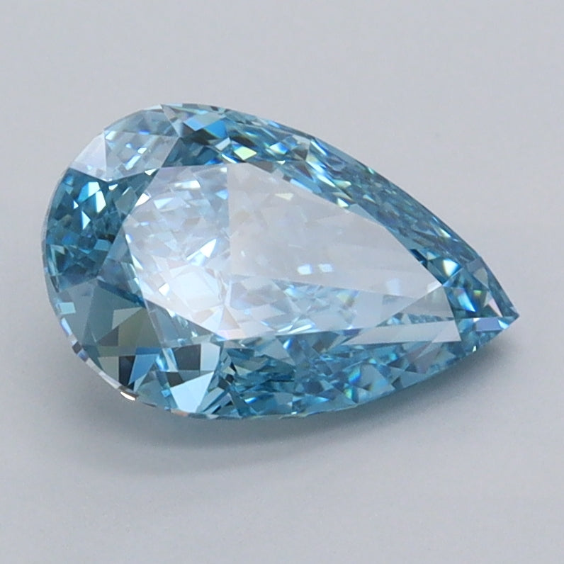 1.50 Carat Pear Shaped, Ideal Cut, VVS1 Clarity, IGI Certified Lab Grown Diamond