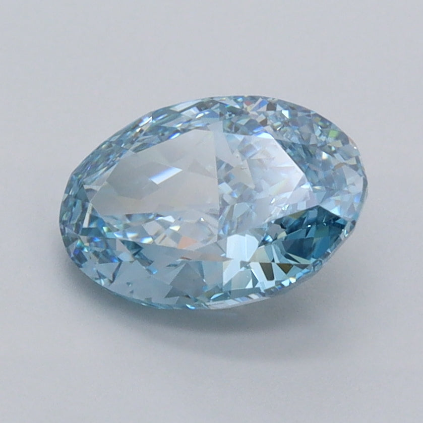 1.58 Carat Oval Shaped, Excellent Cut, VVS1 Clarity, IGI Certified Lab Grown Diamond