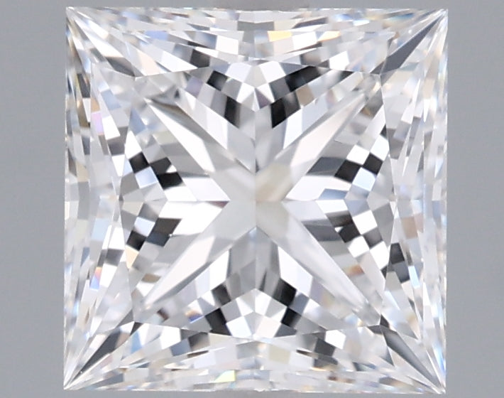 2.28 Carat Princess Shaped, Ideal Cut, D Color, VS1 Clarity, IGI Certified Lab Grown Diamond
