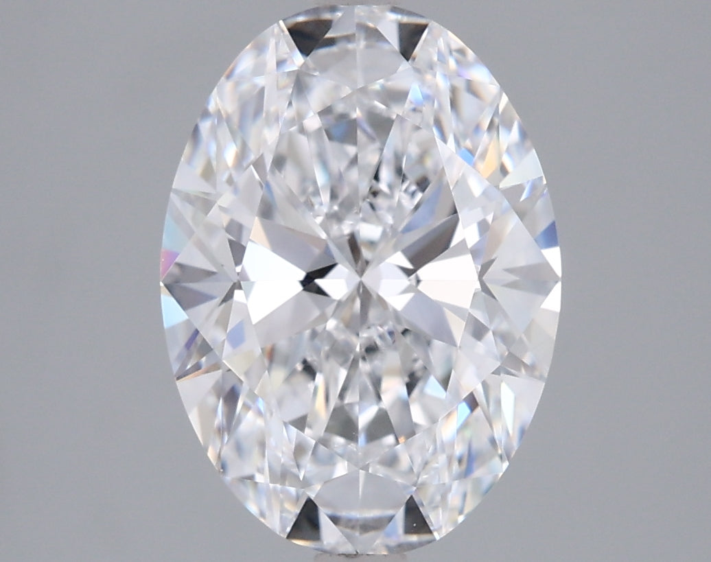 2.53 Carat Oval Shaped, Ideal Cut, D Color, VS1 Clarity, IGI Certified Lab Grown Diamond