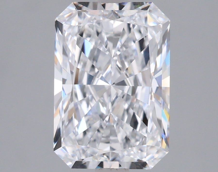 2.12 Carat Radiant Shaped, Ideal Cut, D Color, VS1 Clarity, IGI Certified Lab Grown Diamond