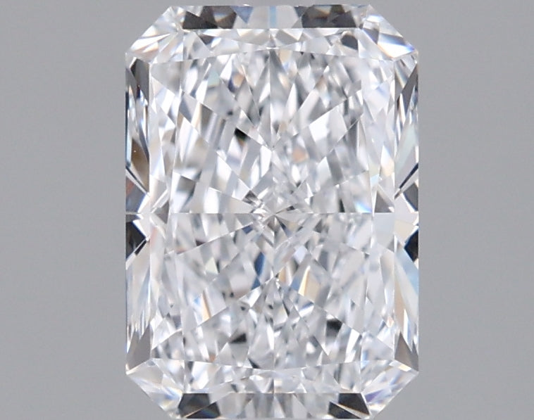 1.48 Carat Radiant Shaped, Excellent Cut, E Color, VVS2 Clarity, IGI Certified Lab Grown Diamond