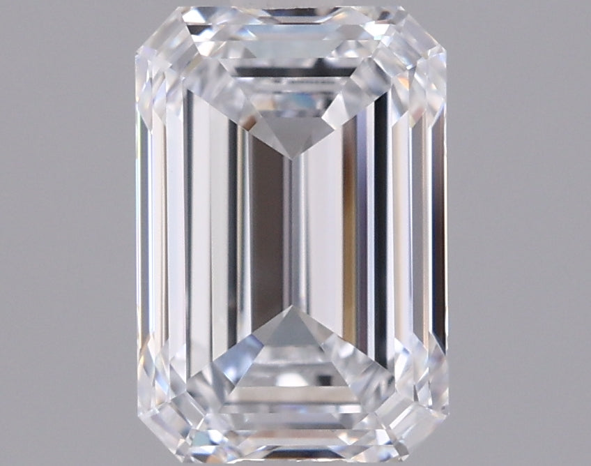 1.59 Carat Emerald Shaped, Ideal Cut, D Color, VS1 Clarity, IGI Certified Lab Grown Diamond