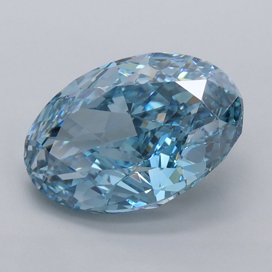 2.51 Carat Oval Shaped, Ideal Cut, VVS1 Clarity, IGI Certified Lab Grown Diamond