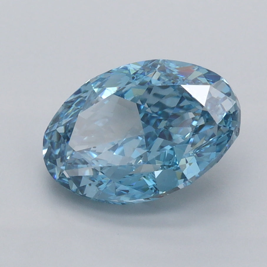 2.20 Carat Oval Shaped, Very Good Cut, VVS1 Clarity, IGI Certified Lab Grown Diamond