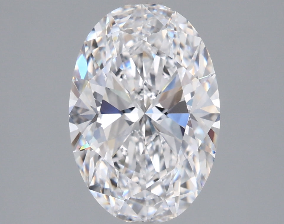 2.10 Carat Oval Shaped, Ideal Cut, D Color, VVS2 Clarity, IGI Certified Lab Grown Diamond