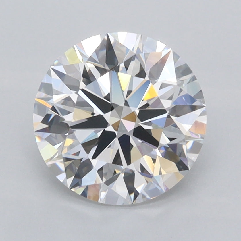 2.03 Carat Round Shaped, Ideal Cut, D Color, VVS1 Clarity, IGI Certified Lab Grown Diamond