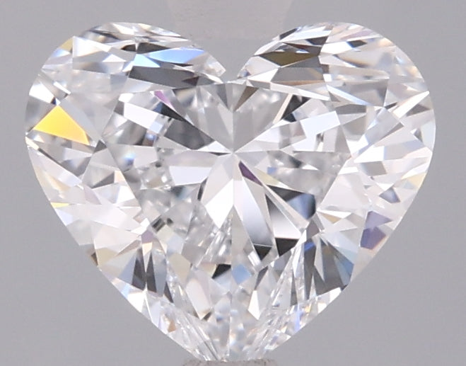 1.53 Carat Heart Shaped, Excellent Cut, D Color, VVS2 Clarity, IGI Certified Lab Grown Diamond