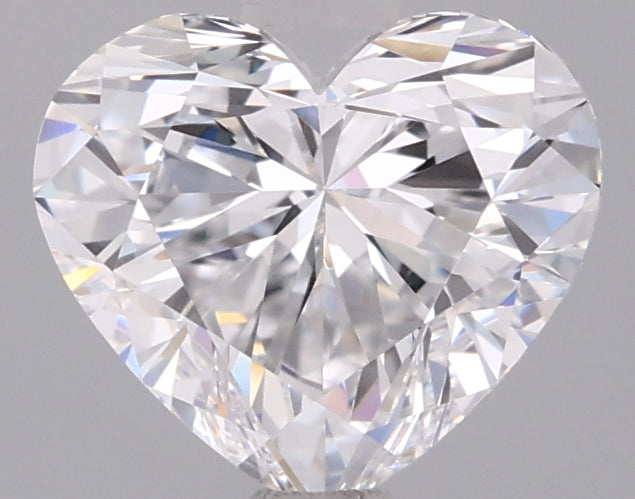 1.52 Carat Heart Shaped, Ideal Cut, D Color, VVS2 Clarity, IGI Certified Lab Grown Diamond