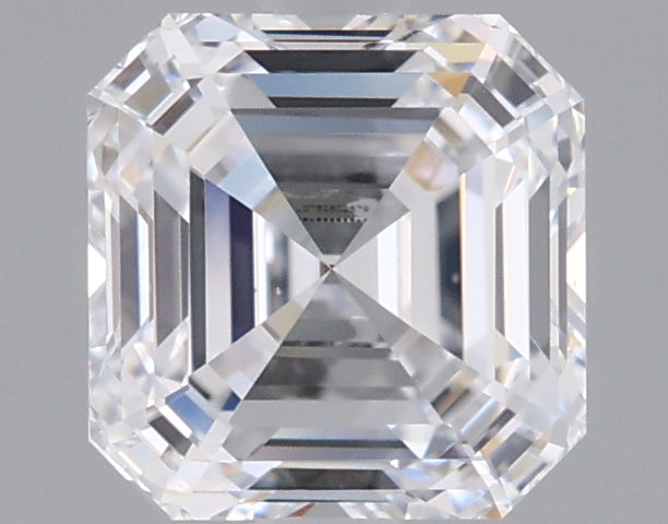 1.51 Carat Asscher Shaped, Ideal Cut, D Color, VVS2 Clarity, IGI Certified Lab Grown Diamond