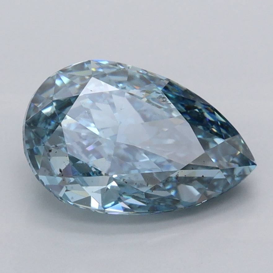 2.10 Carat Pear Shaped, Ideal Cut, VS1 Clarity, IGI Certified Lab Grown Diamond