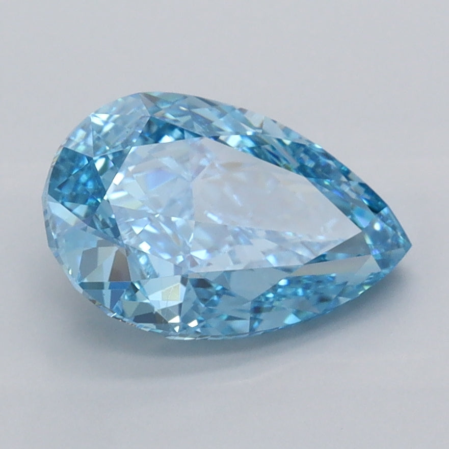 2.01 Carat Pear Shaped, Ideal Cut, VS2 Clarity, IGI Certified Lab Grown Diamond