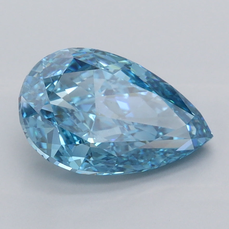 2.07 Carat Pear Shaped, Ideal Cut, VVS2 Clarity, IGI Certified Lab Grown Diamond