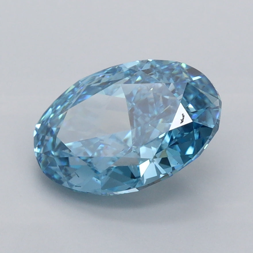 2.01 Carat Oval Shaped, Very Good Cut, VVS2 Clarity, IGI Certified Lab Grown Diamond