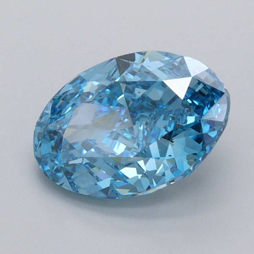 2.02 Carat Oval Shaped, Excellent Cut, VS1 Clarity, IGI Certified Lab Grown Diamond
