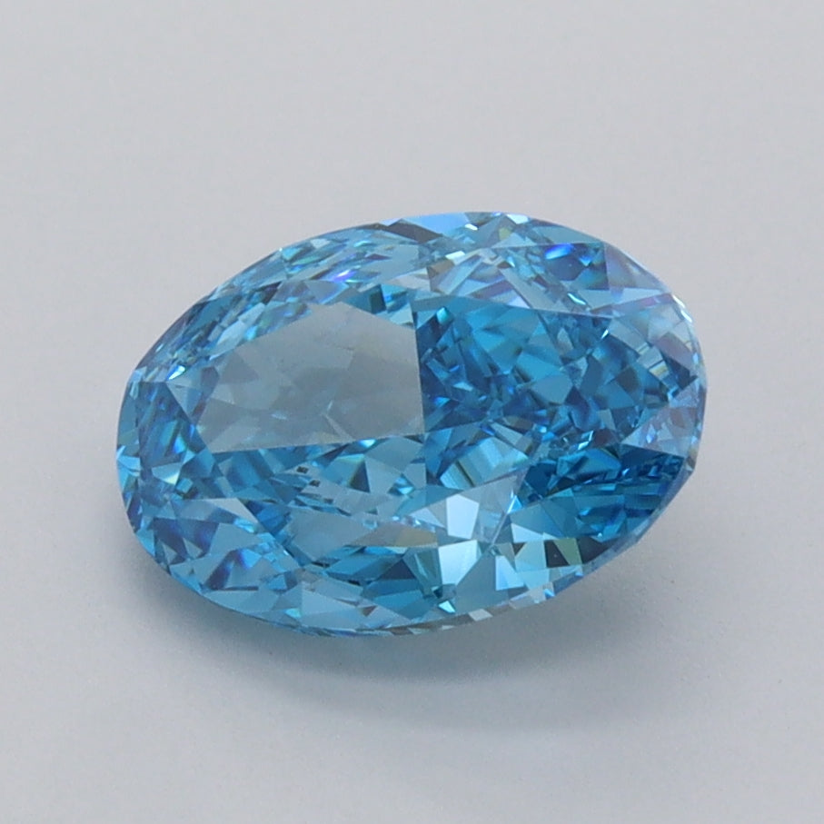 2.04 Carat Oval Shaped, Very Good Cut, VVS2 Clarity, IGI Certified Lab Grown Diamond