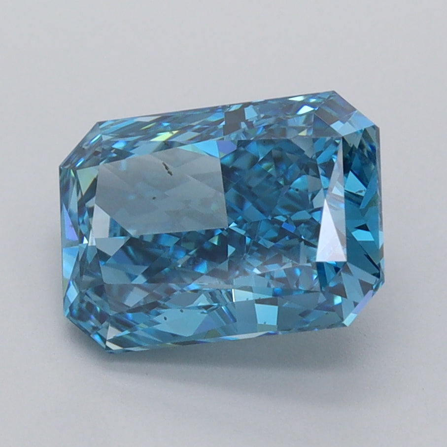 2.51 Carat Radiant Shaped, Ideal Cut, VVS2 Clarity, IGI Certified Lab Grown Diamond