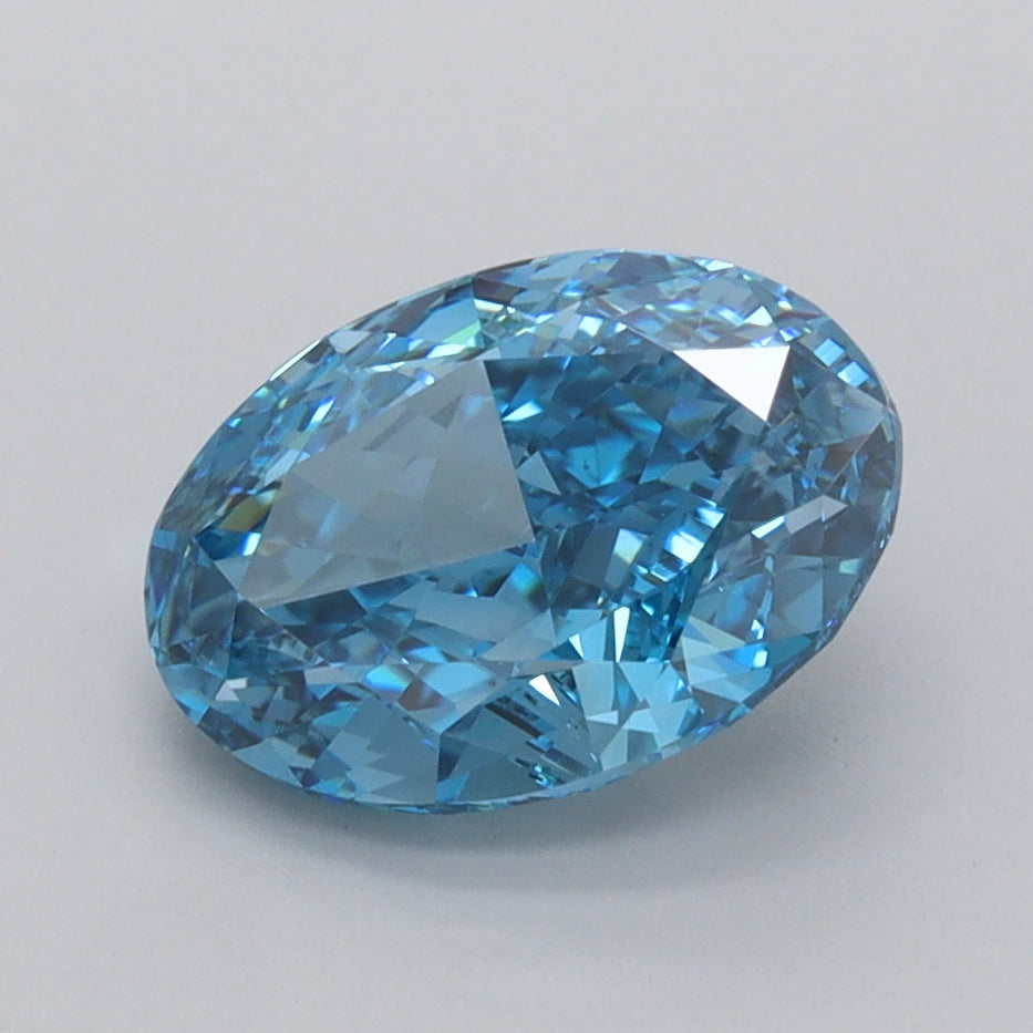 2.13 Carat Oval Shaped, Excellent Cut, VVS2 Clarity, IGI Certified Lab Grown Diamond