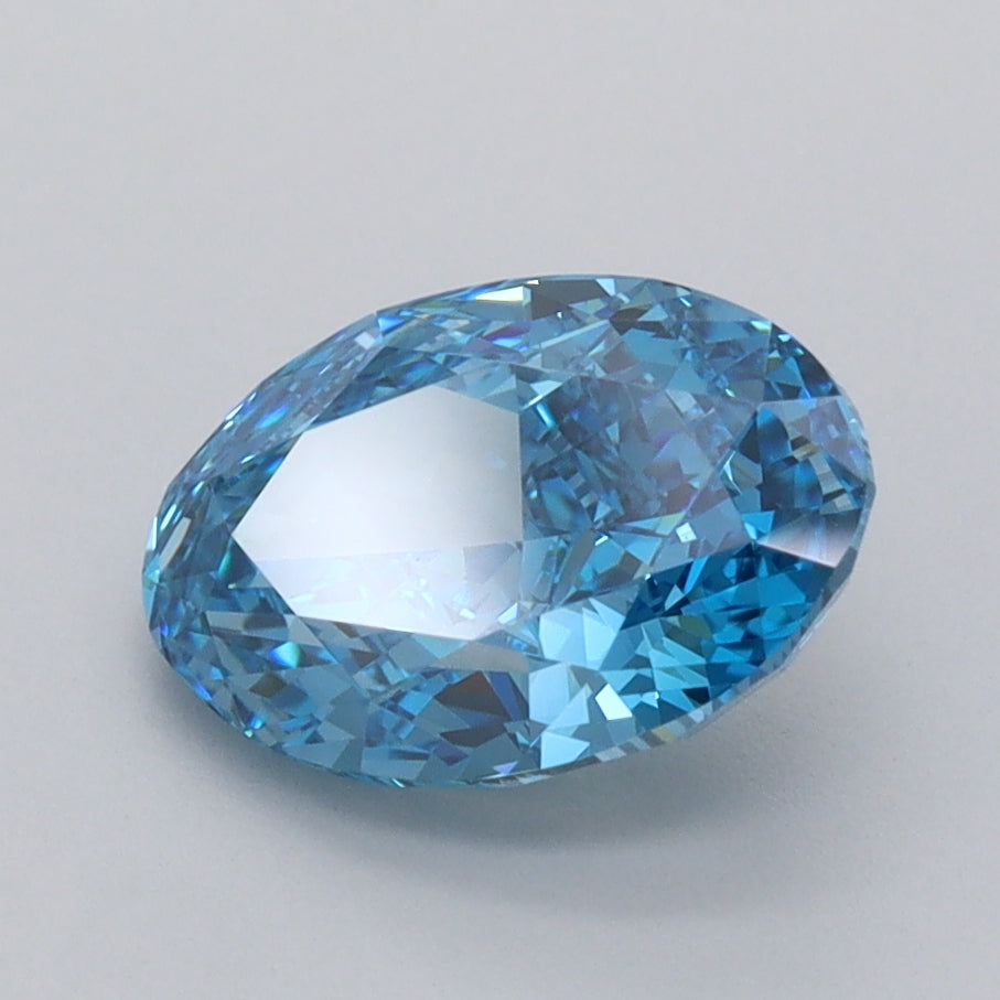 2.00 Carat Oval Shaped, Excellent Cut, VVS2 Clarity, IGI Certified Lab Grown Diamond
