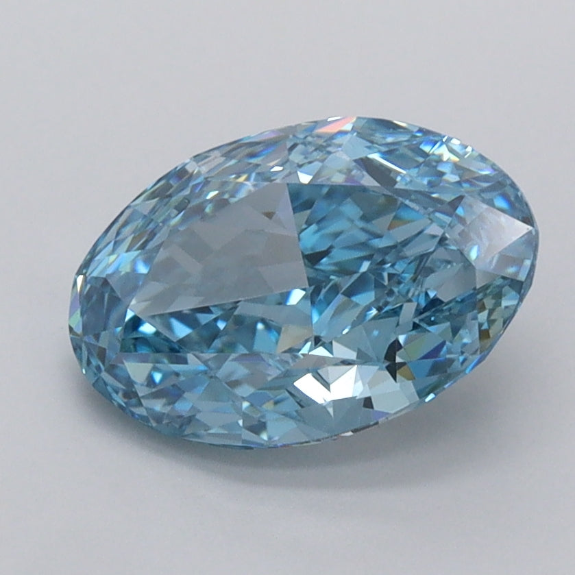 1.82 Carat Oval Shaped, Ideal Cut, VVS2 Clarity, IGI Certified Lab Grown Diamond