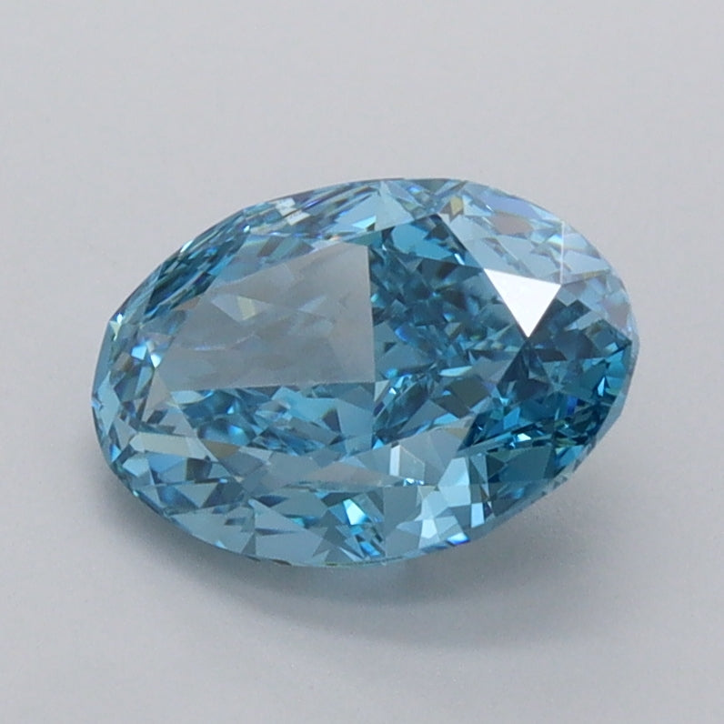 1.51 Carat Oval Shaped, Excellent Cut, VVS2 Clarity, IGI Certified Lab Grown Diamond