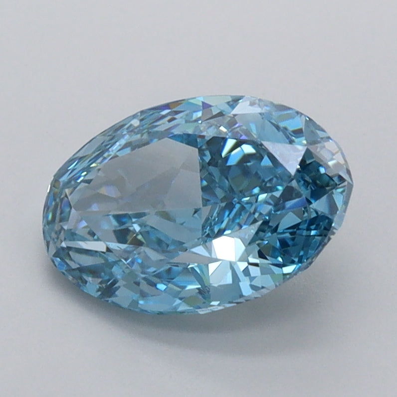 1.57 Carat Oval Shaped, Ideal Cut, VVS2 Clarity, IGI Certified Lab Grown Diamond