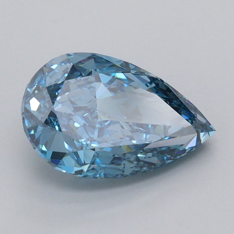 1.54 Carat Pear Shaped, Excellent Cut, VVS2 Clarity, IGI Certified Lab Grown Diamond