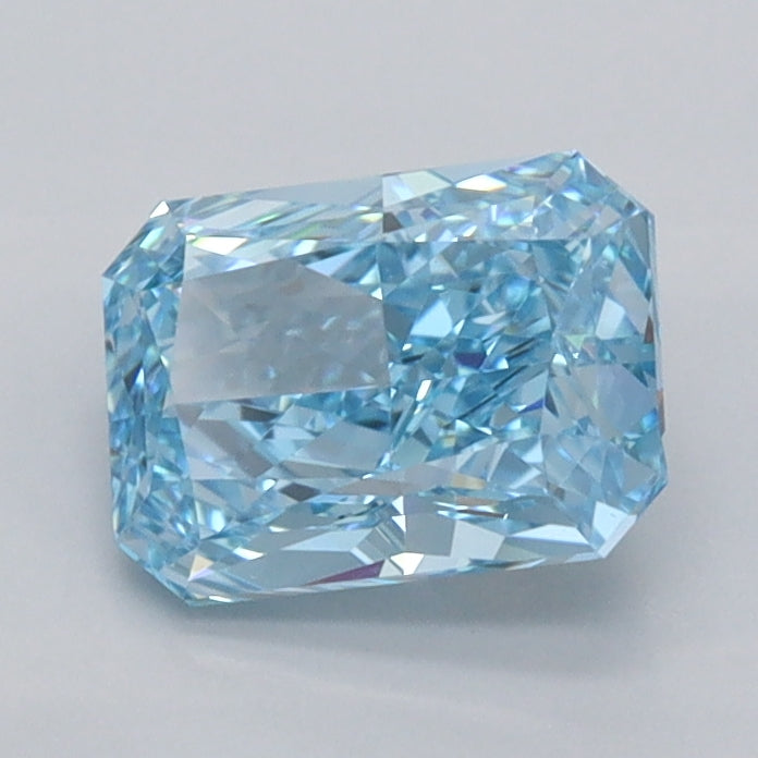 1.20 Carat Radiant Shaped, Ideal Cut, VVS2 Clarity, IGI Certified Lab Grown Diamond