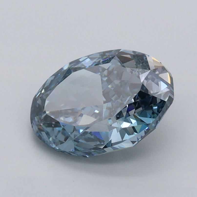 1.52 Carat Oval Shaped, Excellent Cut, VVS2 Clarity, IGI Certified Lab Grown Diamond