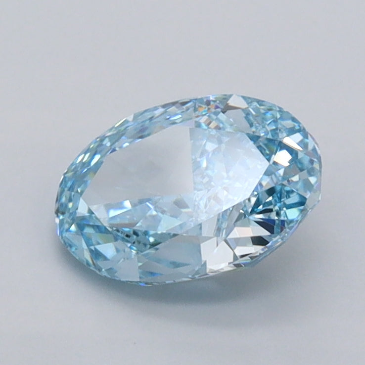 1.15 Carat Oval Shaped, Excellent Cut, VVS2 Clarity, IGI Certified Lab Grown Diamond