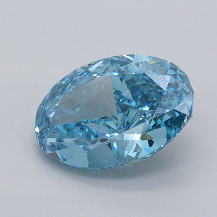 1.11 Carat Oval Shaped, Excellent Cut, VVS2 Clarity, IGI Certified Lab Grown Diamond