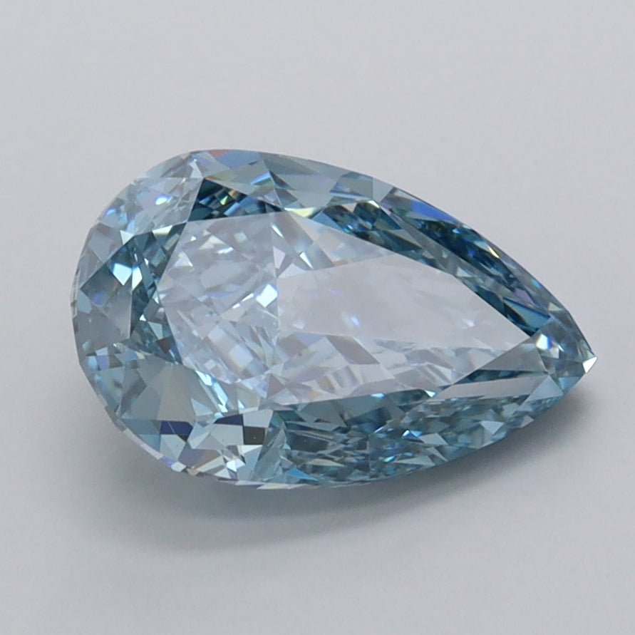 2.03 Carat Pear Shaped, Excellent Cut, VS1 Clarity, IGI Certified Lab Grown Diamond