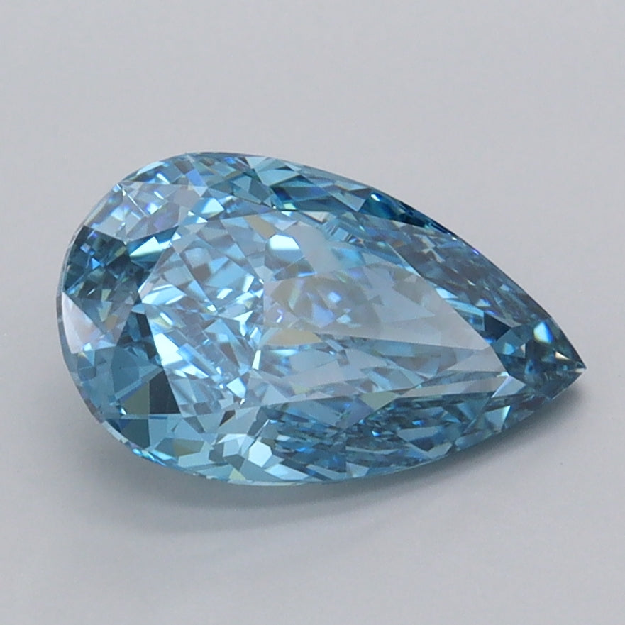 1.76 Carat Pear Shaped, Ideal Cut, VVS2 Clarity, IGI Certified Lab Grown Diamond