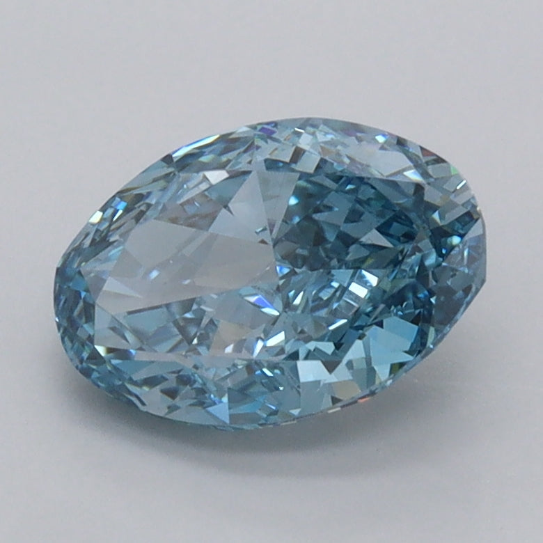 1.58 Carat Oval Shaped, Excellent Cut, VS1 Clarity, IGI Certified Lab Grown Diamond