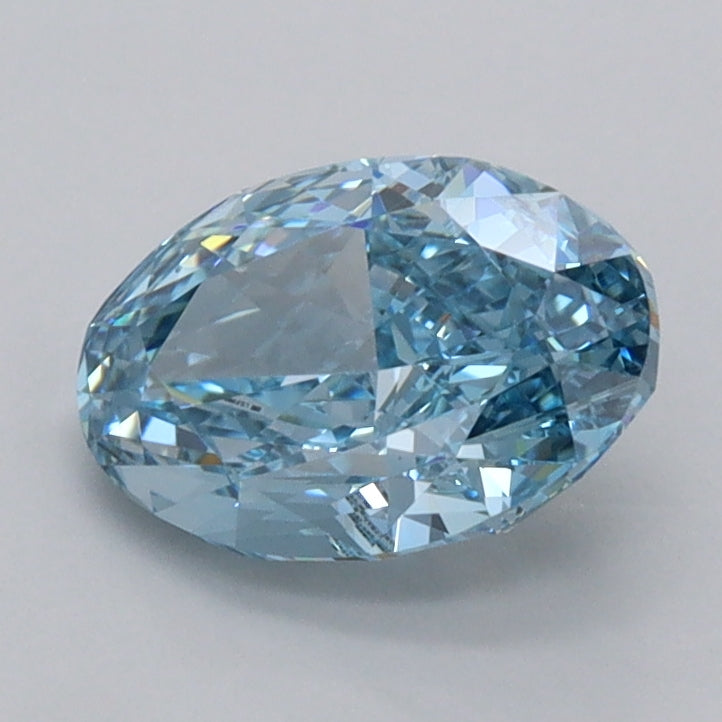 1.34 Carat Oval Shaped, Very Good Cut, VVS2 Clarity, IGI Certified Lab Grown Diamond