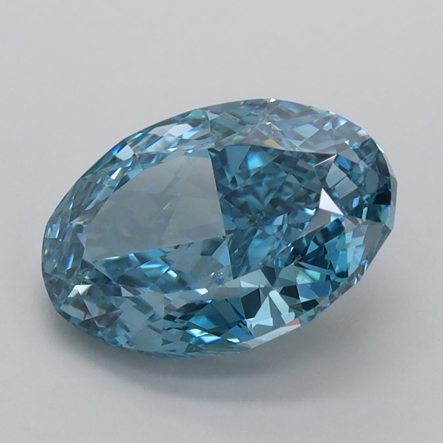 2.63 Carat Oval Shaped, Excellent Cut, VVS2 Clarity, IGI Certified Lab Grown Diamond
