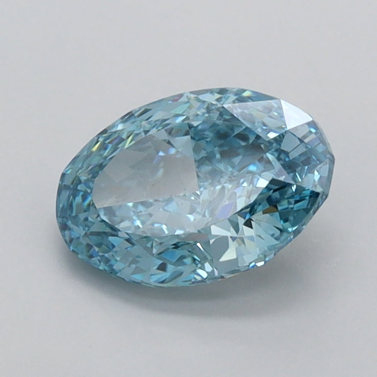 1.07 Carat Oval Shaped, Excellent Cut, VVS2 Clarity, IGI Certified Lab Grown Diamond