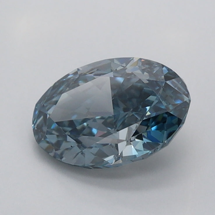 1.09 Carat Oval Shaped, Excellent Cut, VVS2 Clarity, IGI Certified Lab Grown Diamond
