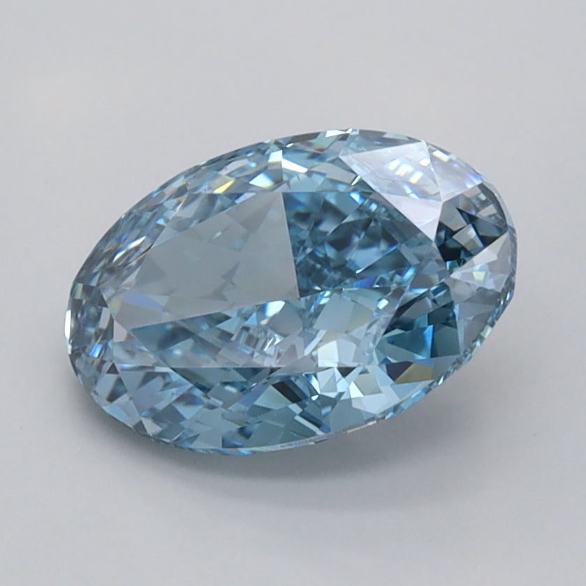 1.72 Carat Oval Shaped, Excellent Cut, VS1 Clarity, IGI Certified Lab Grown Diamond
