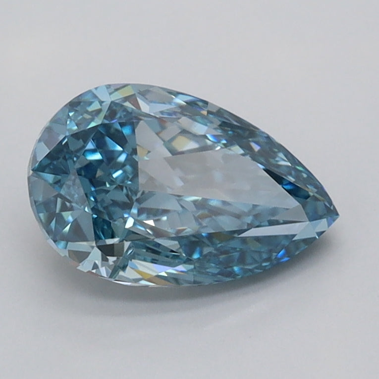 1.23 Carat Pear Shaped, Ideal Cut, VVS2 Clarity, IGI Certified Lab Grown Diamond