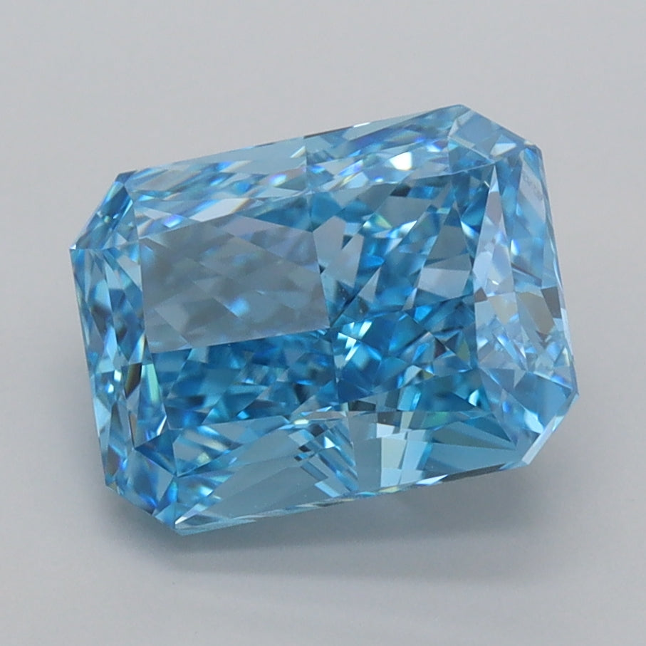 3.06 Carat Radiant Shaped, Ideal Cut, VVS1 Clarity, IGI Certified Lab Grown Diamond