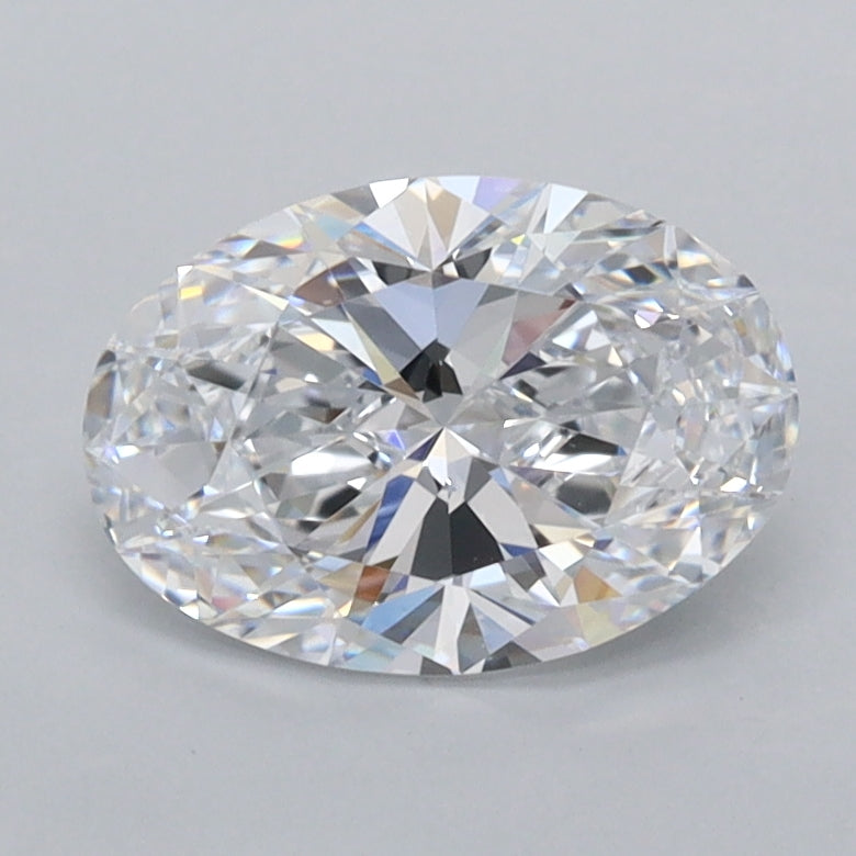 1.27 Carat Oval Shaped, Ideal Cut, D Color, FL Clarity, IGI Certified Lab Grown Diamond