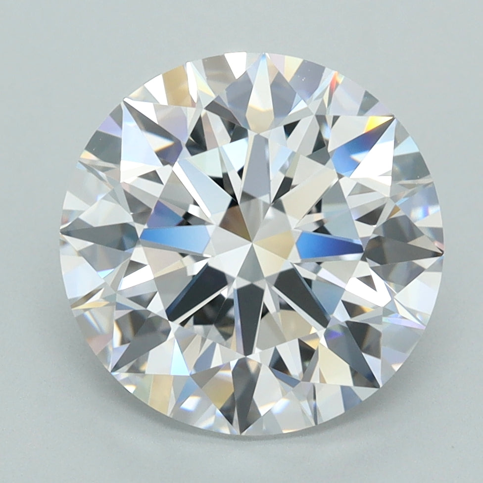 4.54 Carat Round Shaped, Ideal Cut, D Color, VVS1 Clarity, IGI Certified Lab Grown Diamond