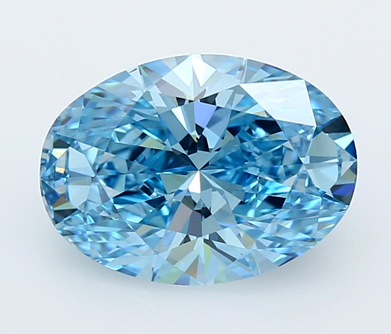 3.52 Carat Oval Shaped, Ideal Cut, VS1 Clarity, IGI Certified Lab Grown Diamond