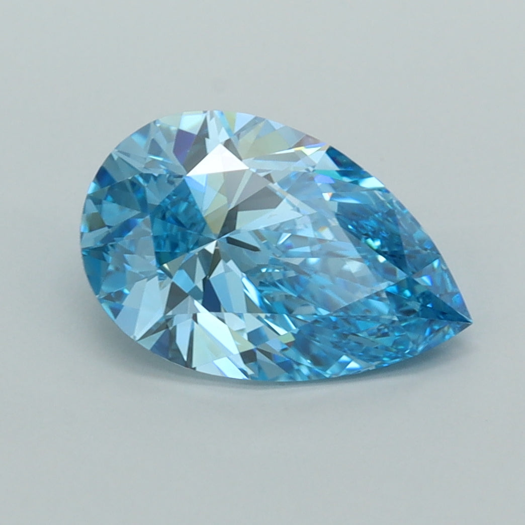 2.04 Carat Pear Shaped, Ideal Cut, VS1 Clarity, IGI Certified Lab Grown Diamond