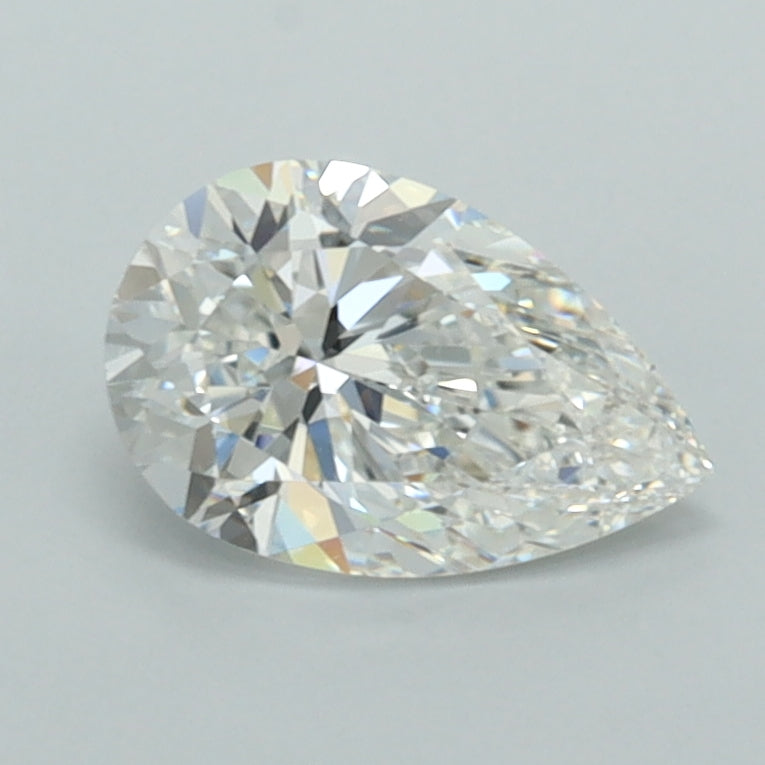1.02 Carat Pear Shaped, Excellent Cut, E Color, FL Clarity, IGI Certified Lab Grown Diamond