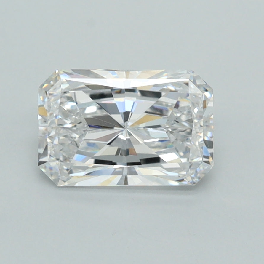 1.32 Carat Radiant Shaped, Ideal Cut, D Color, FL Clarity, IGI Certified Lab Grown Diamond