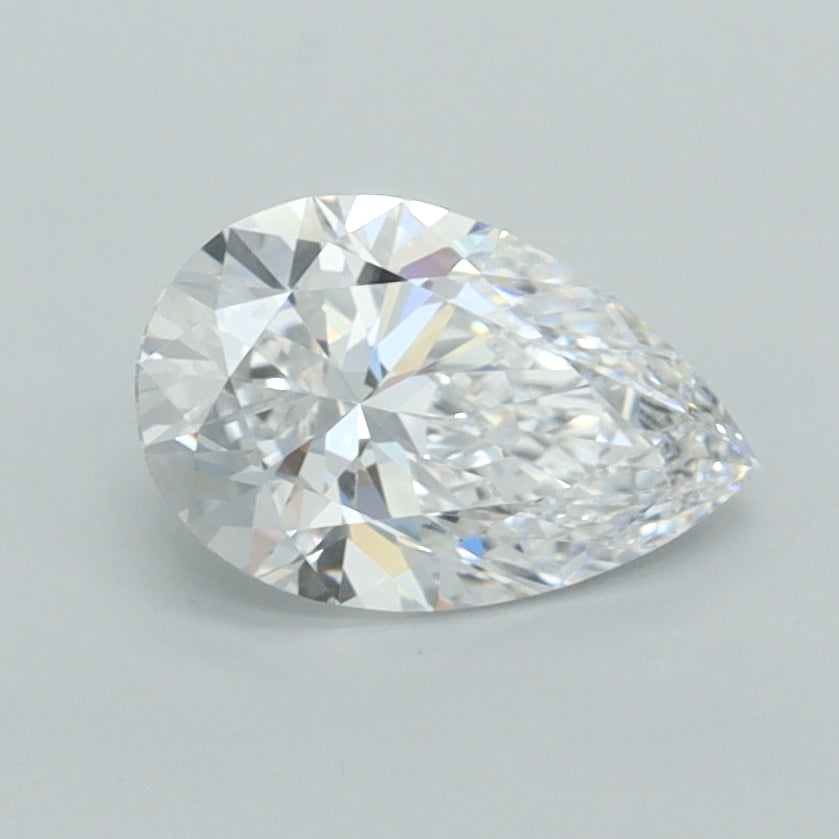 1.04 Carat Pear Shaped, Ideal Cut, D Color, VVS1 Clarity, IGI Certified Lab Grown Diamond
