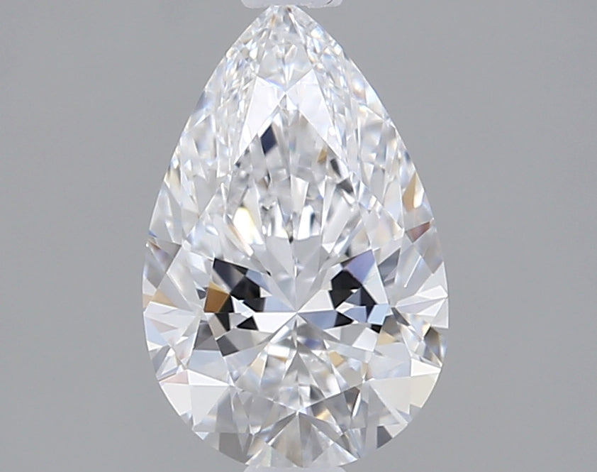 1.05 Carat Pear Shaped, Ideal Cut, D Color, FL Clarity, IGI Certified Lab Grown Diamond