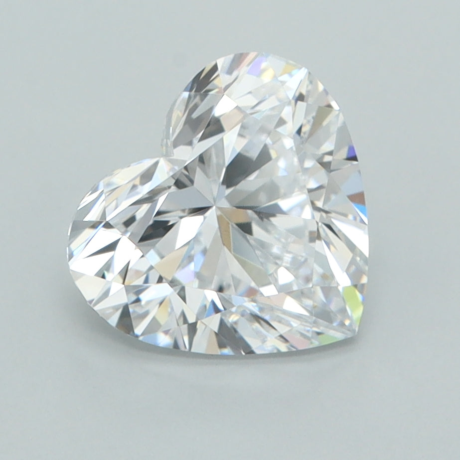 2.18 Carat Heart Shaped, Ideal Cut, D Color, FL Clarity, IGI Certified Lab Grown Diamond